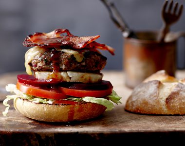 Aussie Beef Burger with the Works