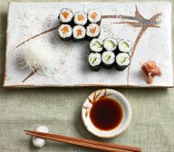 Hoso-Maki-Zushi (Small Sushi Rolls)