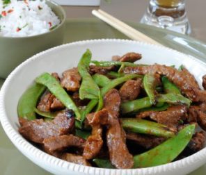 Honey & Soy Stir Fry Beef with Beans