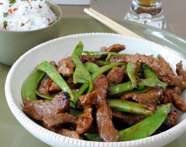 Honey & Soy Stir Fry Beef with Beans