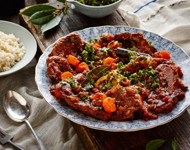 Osso Bucco with Coriander Gremolata