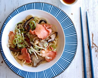 Oyster Mushroom & Noodle Stir Fry