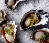 Oysters with Lemongrass &  Sesame Soy Dressing