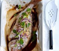 Soy-Baked Whole Snapper