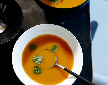 Sweet Potato Soup with Thai Flavours