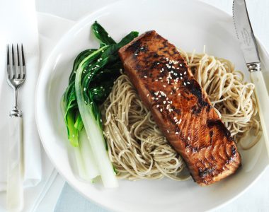 Teriyaki Salmon with Soba Noodles