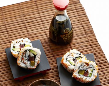 Ura-Maki-Zushi (Inside-Out Sushi Rolls)