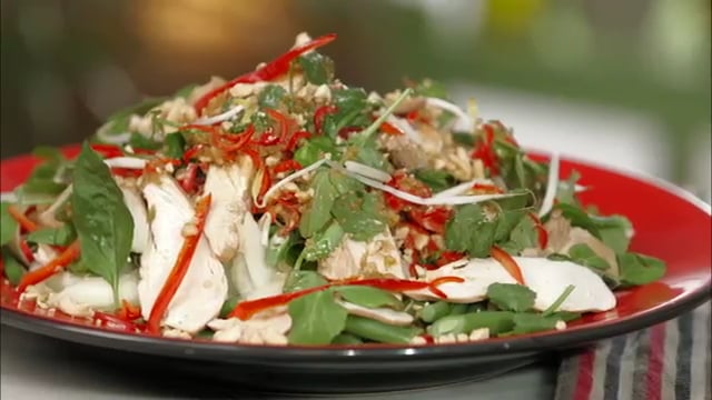 Kikkoman Chicken and Green Papaya Salad Video Recipe