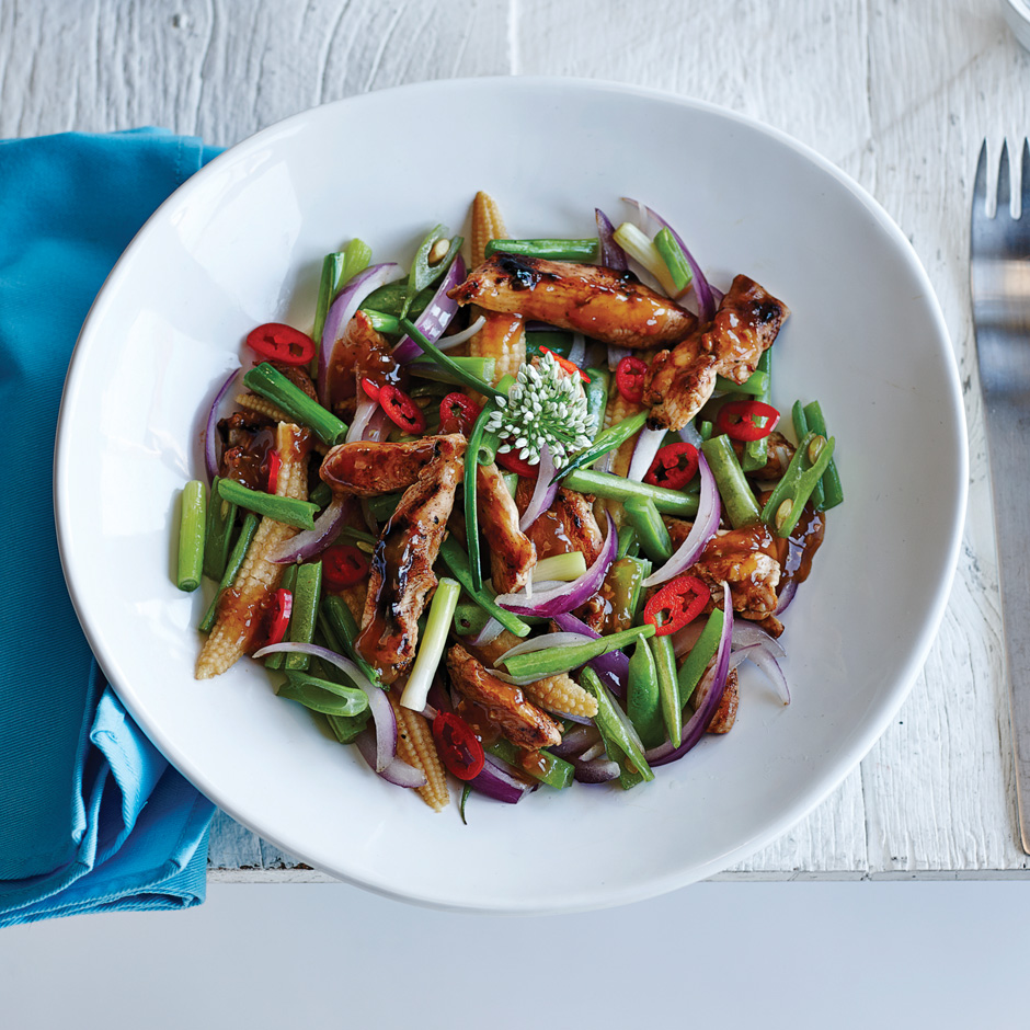 Kikkoman Sesame Chicken Stir Fry with Chinese Five Spice Kikkoman