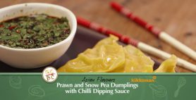 Kikkoman Prawn and Snow Pea Dumplings Video Recipe