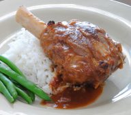 Slow Cooked Lamb Shanks