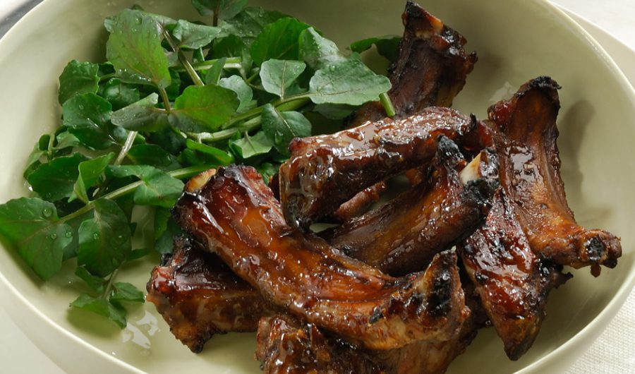Sticky Honey Soy Pork Spareribs
