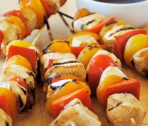 Barbecue Chicken & Apricot Skewers