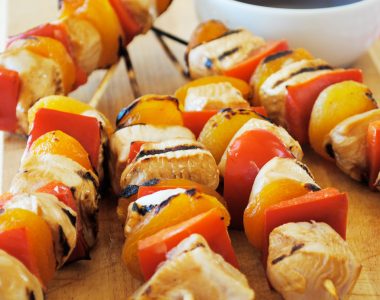 Barbecue Chicken & Apricot Skewers