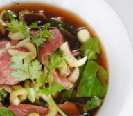 Beef, Bok Choy & Noodle Broth