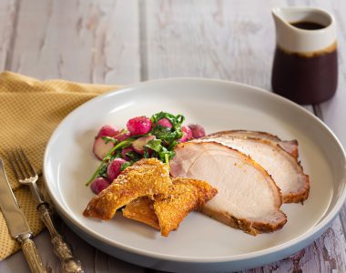 Crispy Roast Pork with Soy Crackling