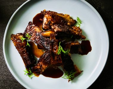 Hot, sweet and sour lamb ribs