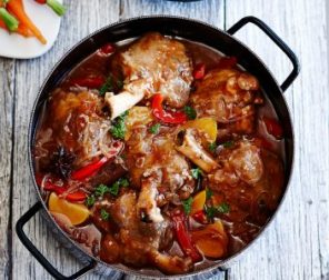 Slow Cooked Lamb Shanks with Asian Flavours