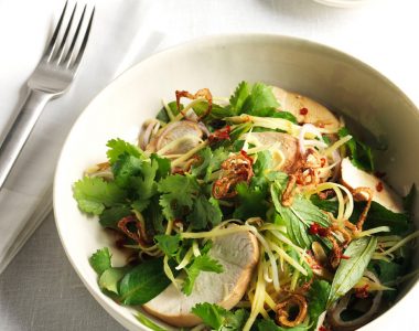 Soy-Poached Chicken and Green Mango Salad