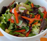 Spring Vegetable Salad with Asian Dressing