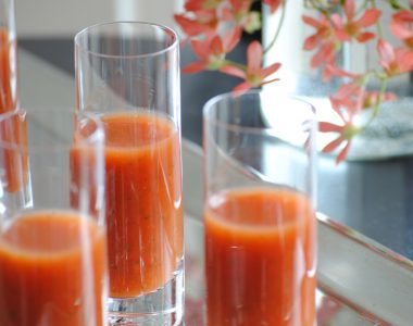 Tomato and Basil Shooters
