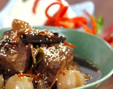 Sesame, Ginger & Soy Slow Cooked Beef Ribs