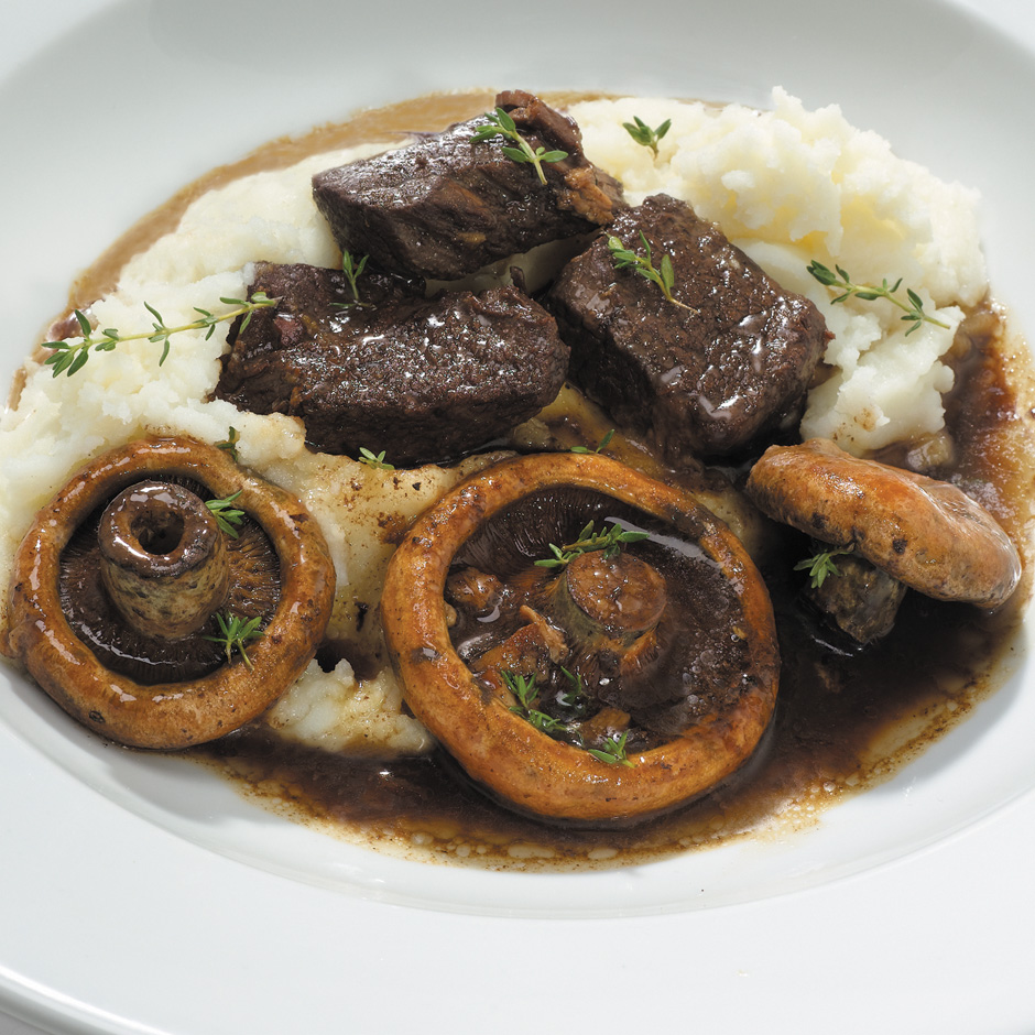 Kikkoman Slow Cooked Beef with Red Wine and Mushrooms Kikkoman