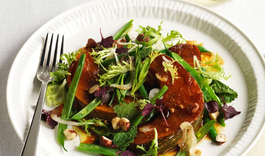 Soy Roast Pumpkin Salad