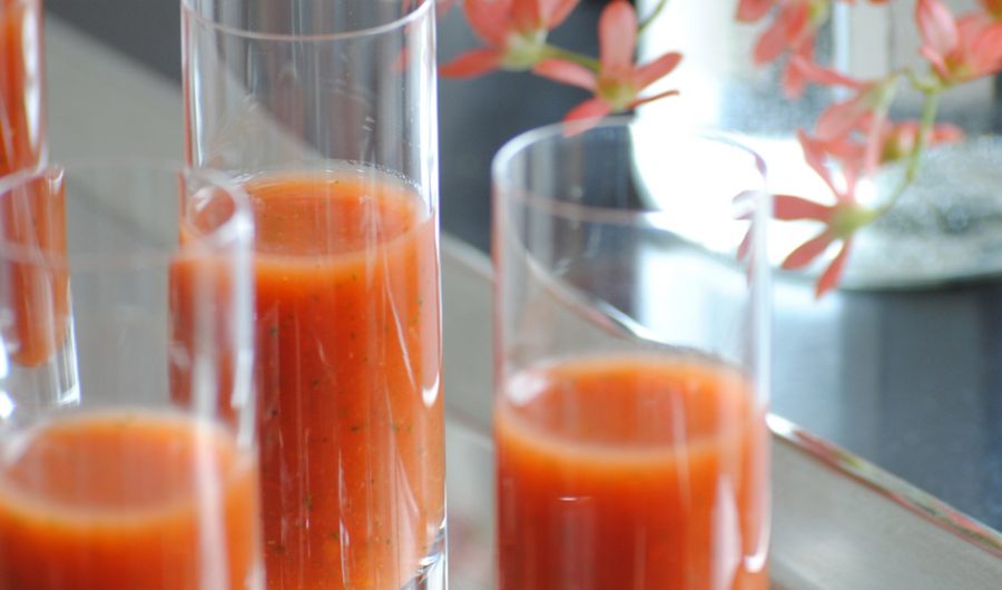 Tomato and Basil Shooters