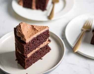 Gluten-Free Choc Layer Cake with Choc-Soy Buttercream