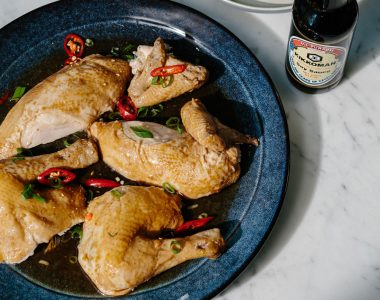 Soy Poached Whole Chicken