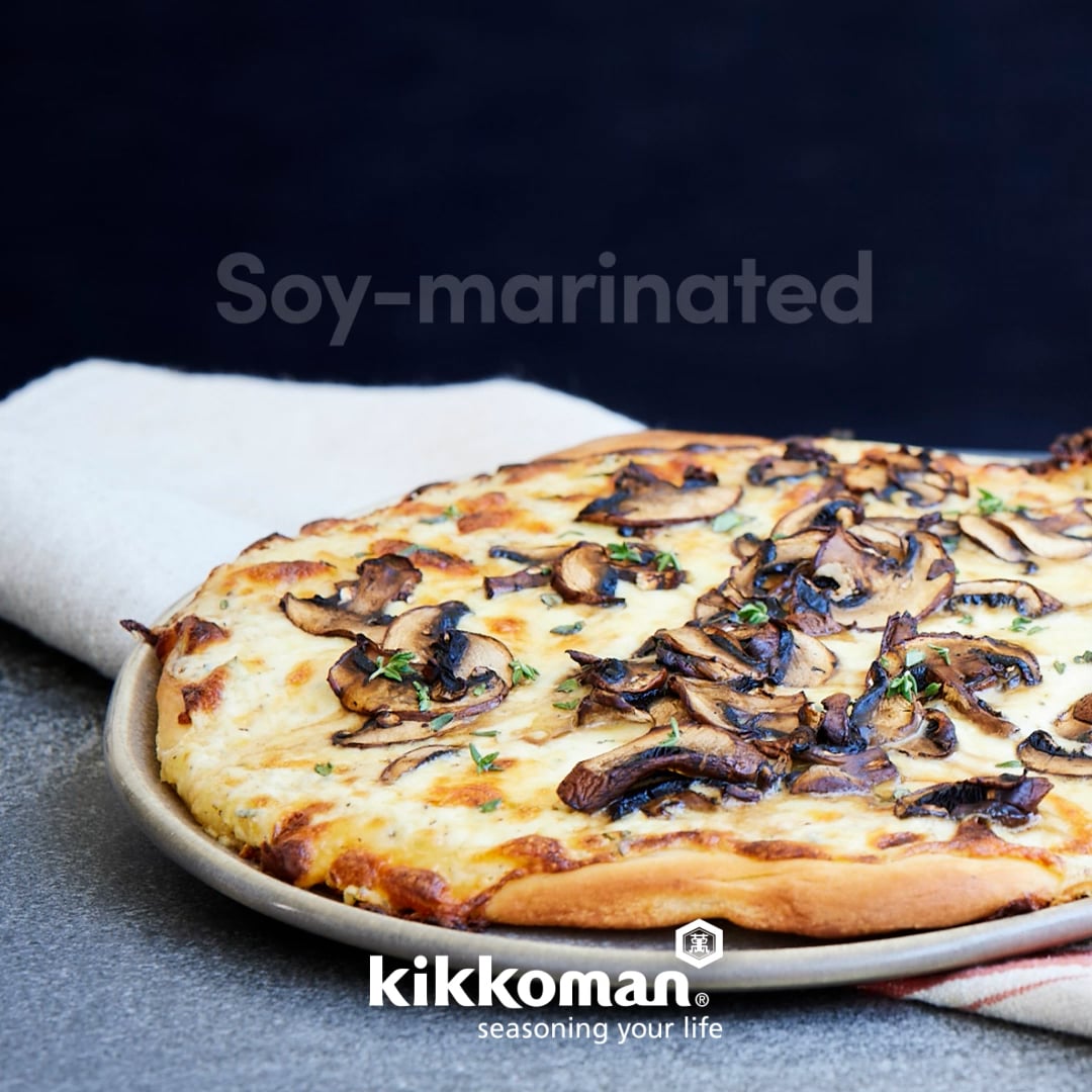 Adam Liaw's Soy-Marinated Mushroom Pizza Video | Kikkoman