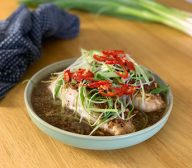 Soy Sauce Steamed Fish