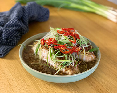 Soy Sauce Steamed Fish