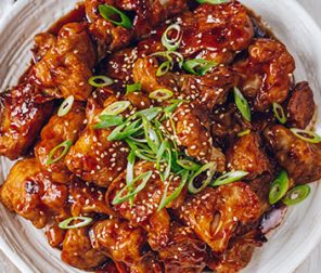 Sticky Sesame Soy Cauliflower