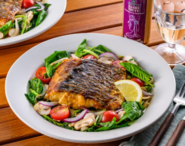 Japanese-style Sautéed Barramundi with Spinach Salad