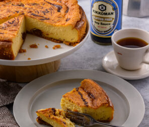 Gluten Free Chocolate Marble Soy Sauce Cheesecake