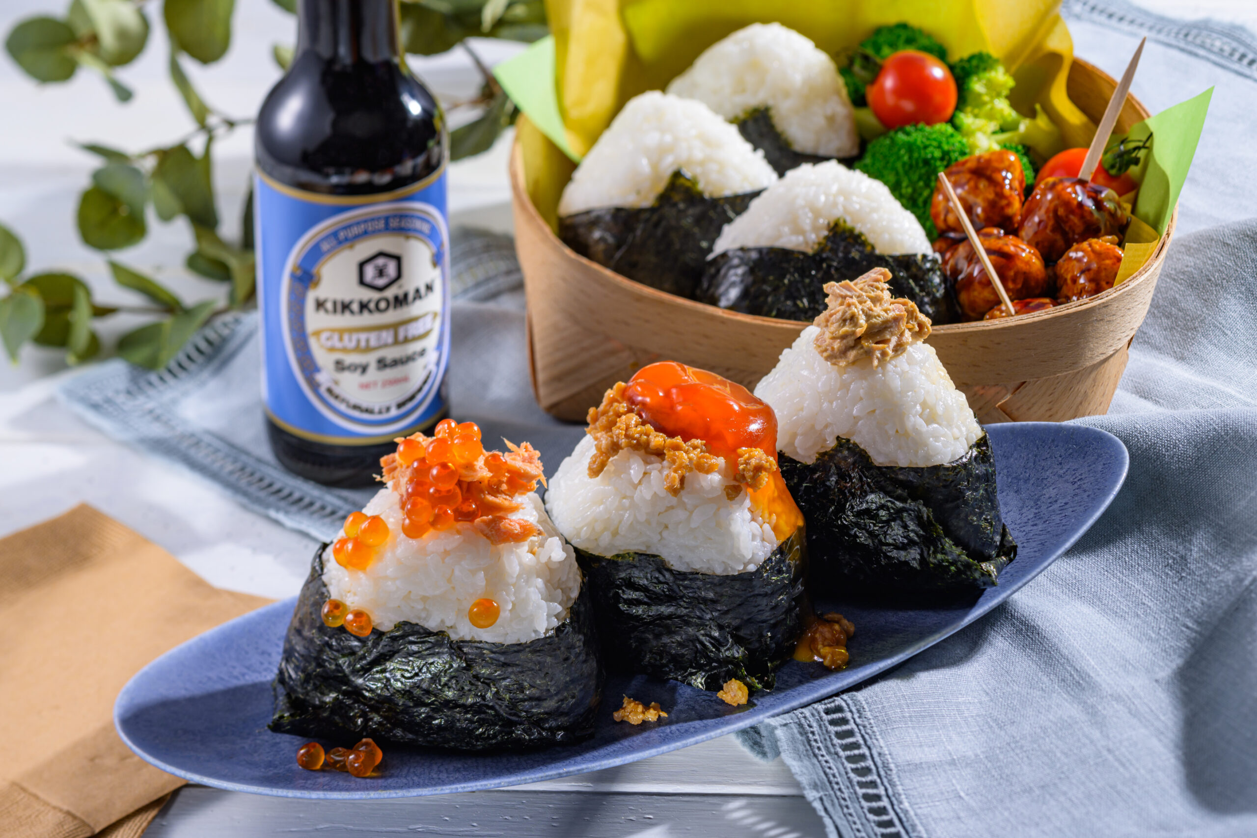 Hearty Rice Balls Trio