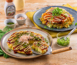 Kansai-style & Hiroshima-style Okonomiyaki Savory Pancakes